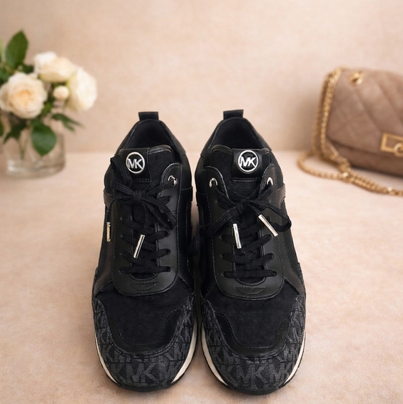 Michael Kors Shoes - Michael Kors Black and Gray Women's Sneakers